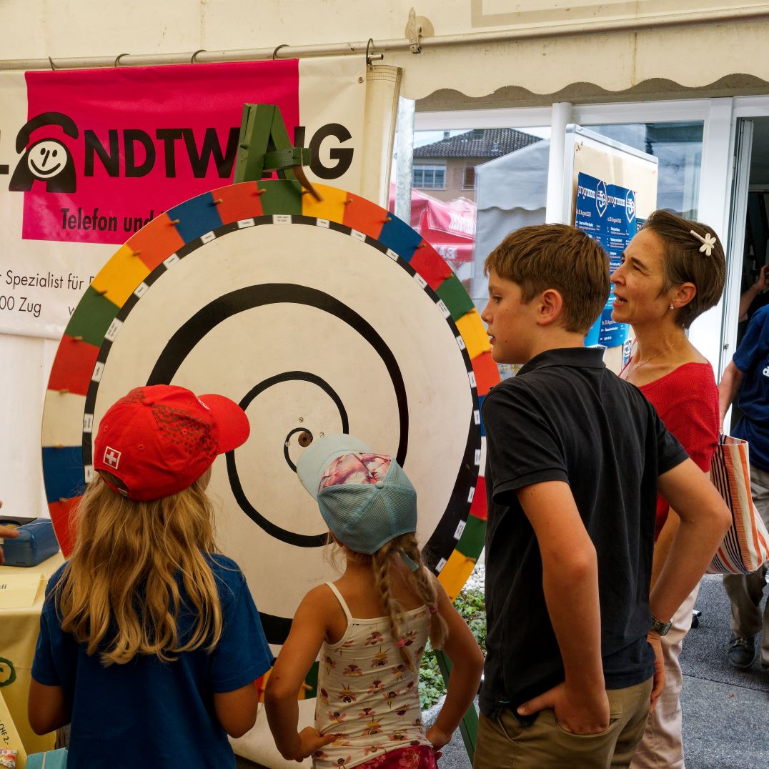 Glücksrad. Foto: Heinz Rüst