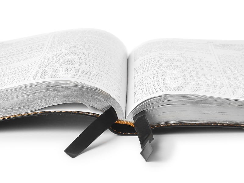 Holy Bible on white background; Foto: depositphotos.com